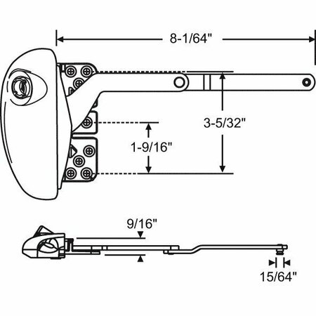 STRYBUC LH PRO OPERATOR W/SPLIT ARM 36-511DBR